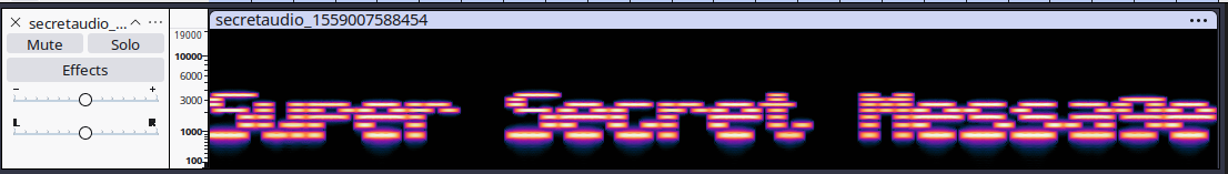 Audacity Spectrogram