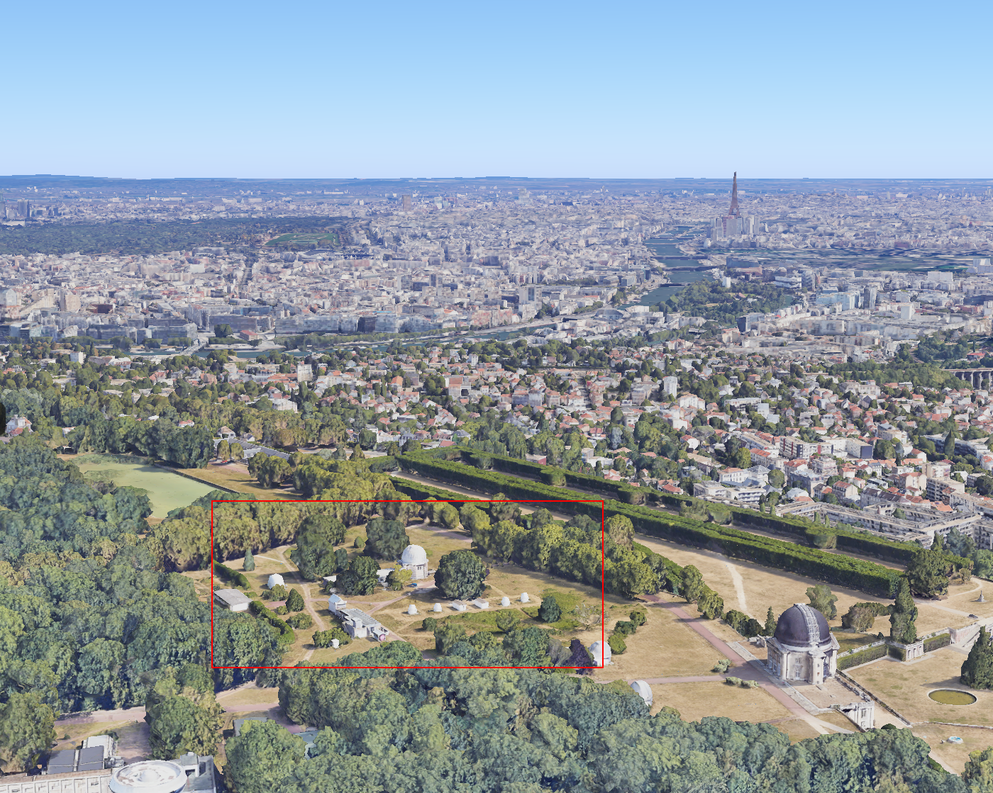 Google Earth Paris 3D View